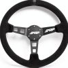 PRP Deep Dish Steering Wheel (Suede, Black, Grip)-0
