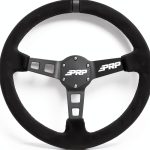 PRP Deep Dish Steering Wheel (Suede, Black, Grip)-0