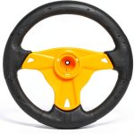 CUB CADET Steering Wheel for Tractor - Yellow Plastic-0