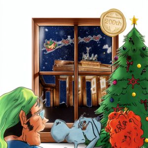Twas the Night Before Christmas Bilingual German eBook by Pop the Cork-0