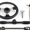 Steering Wheel Replacement 300mm Black Metal Julymoda for Go Kart-4