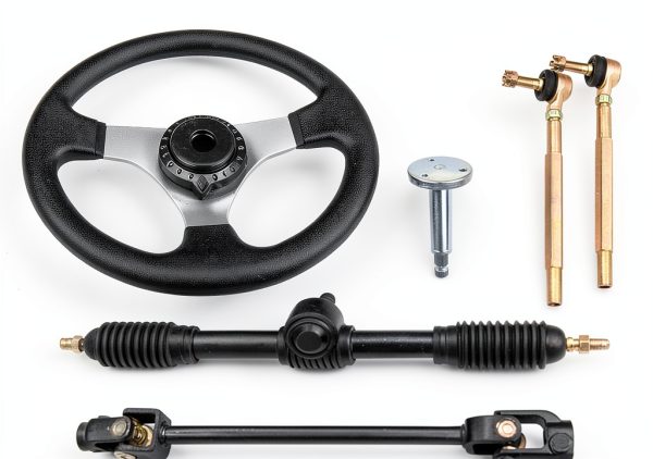 Steering Wheel Replacement 300mm Black Metal Julymoda for Go Kart-4