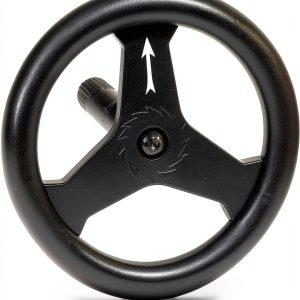AlveyTech Steering Wheel for Razor Crazy Cart Black 8" Metal Plastic-0