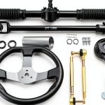 Steering Wheel 270mm for Go Kart ATV TIMZH Heavy Duty Rack Pinion Kit-0